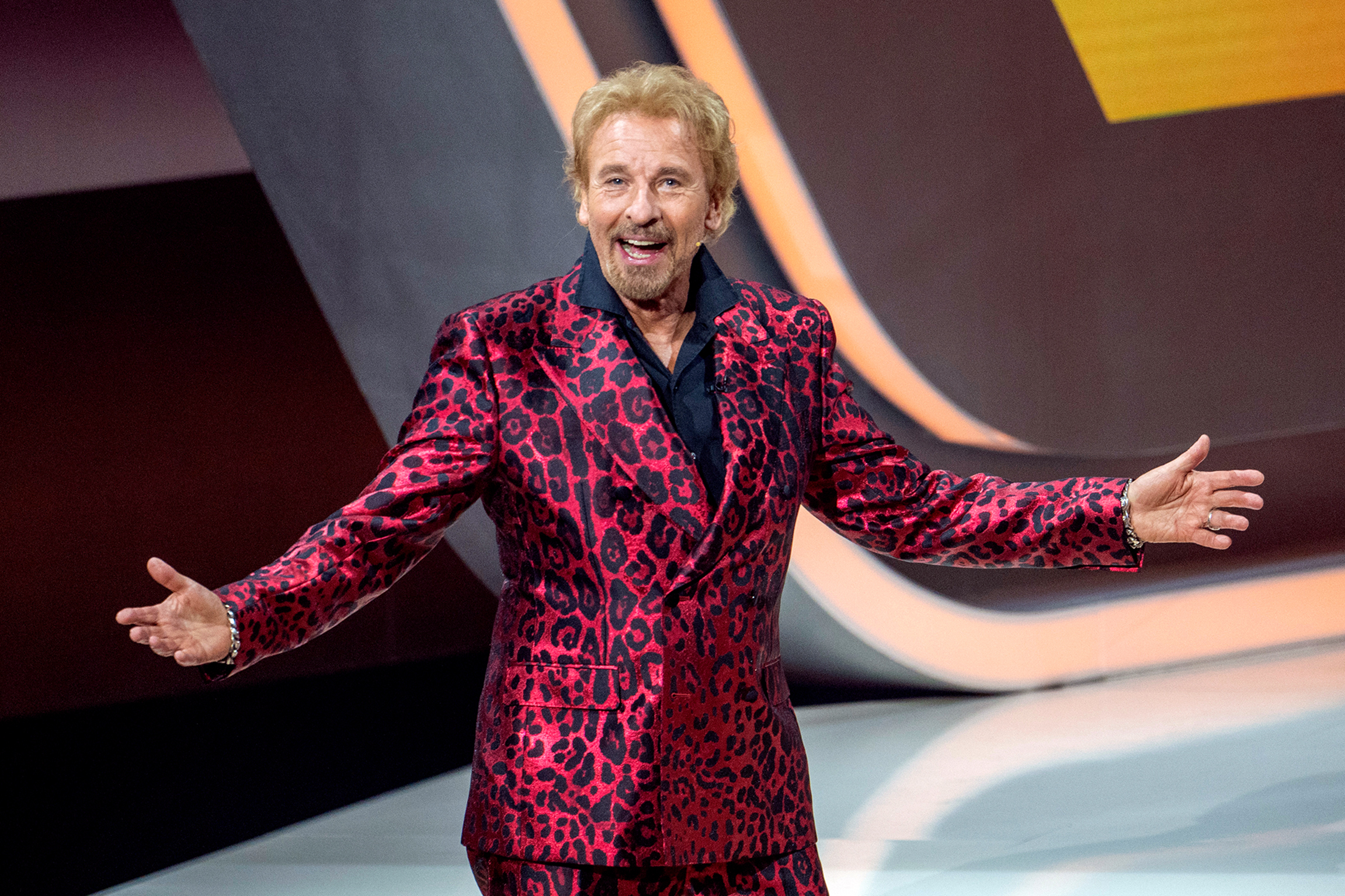 Wetten, dass..?Moderator Thomas GottschalkCopyright: SRF/ZDF/Sascha Baumann