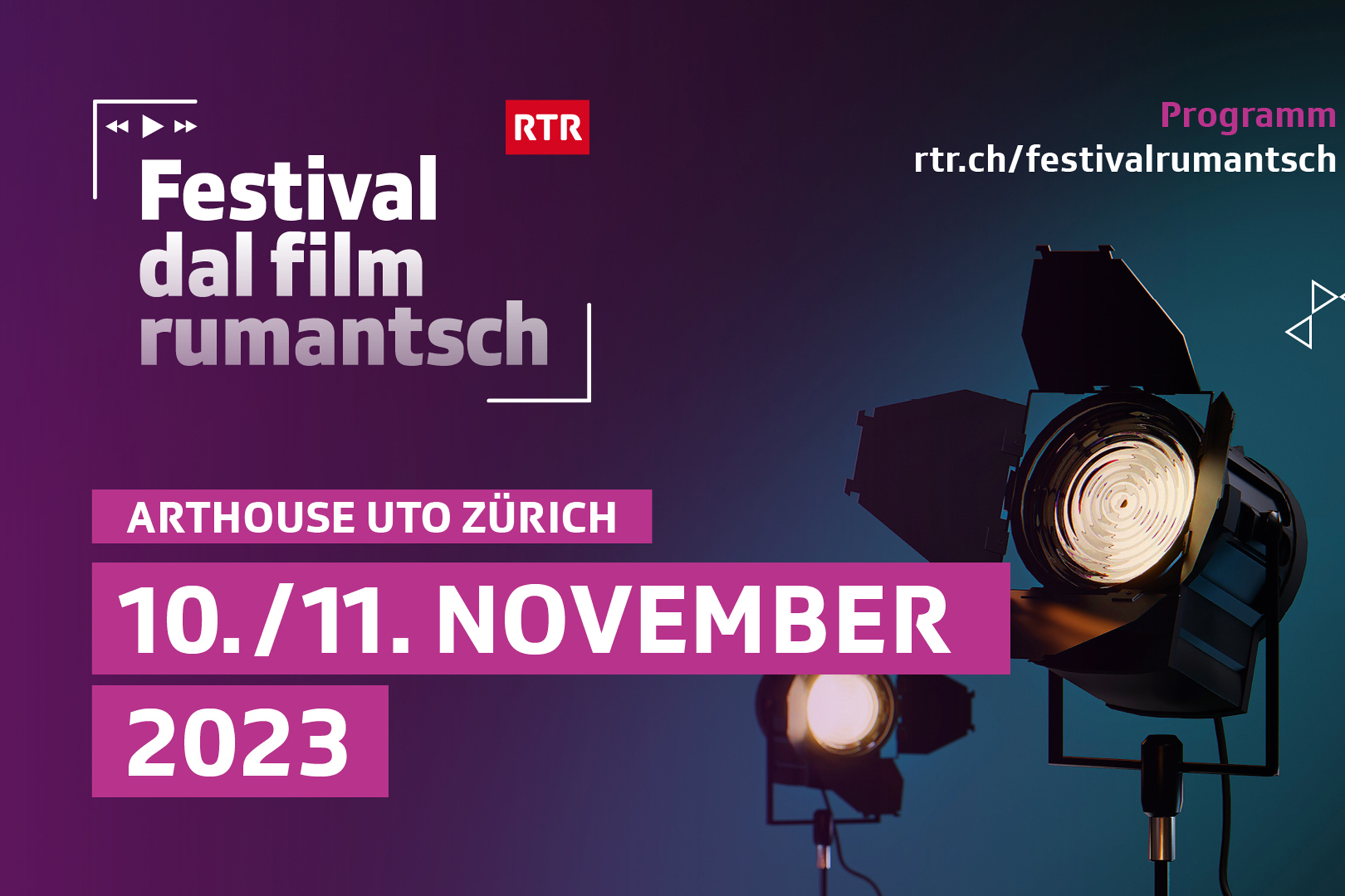 Festival dal film rumantschKeyvisual2023Copyright: SRF