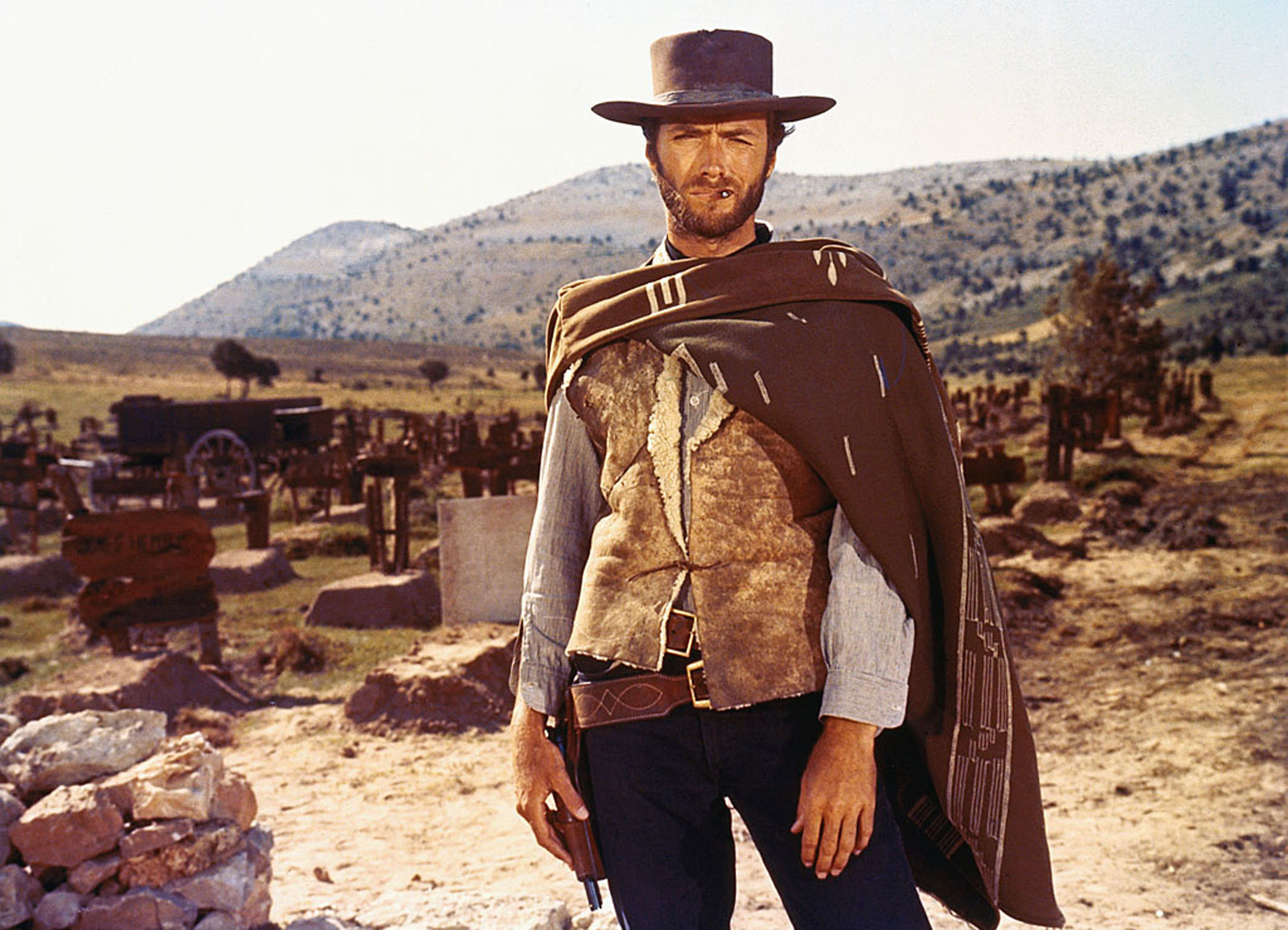 Zwei glorreiche Halunken Der Gute, kurz vor dem Showdown: Clint Eastwood als Der Blonde
