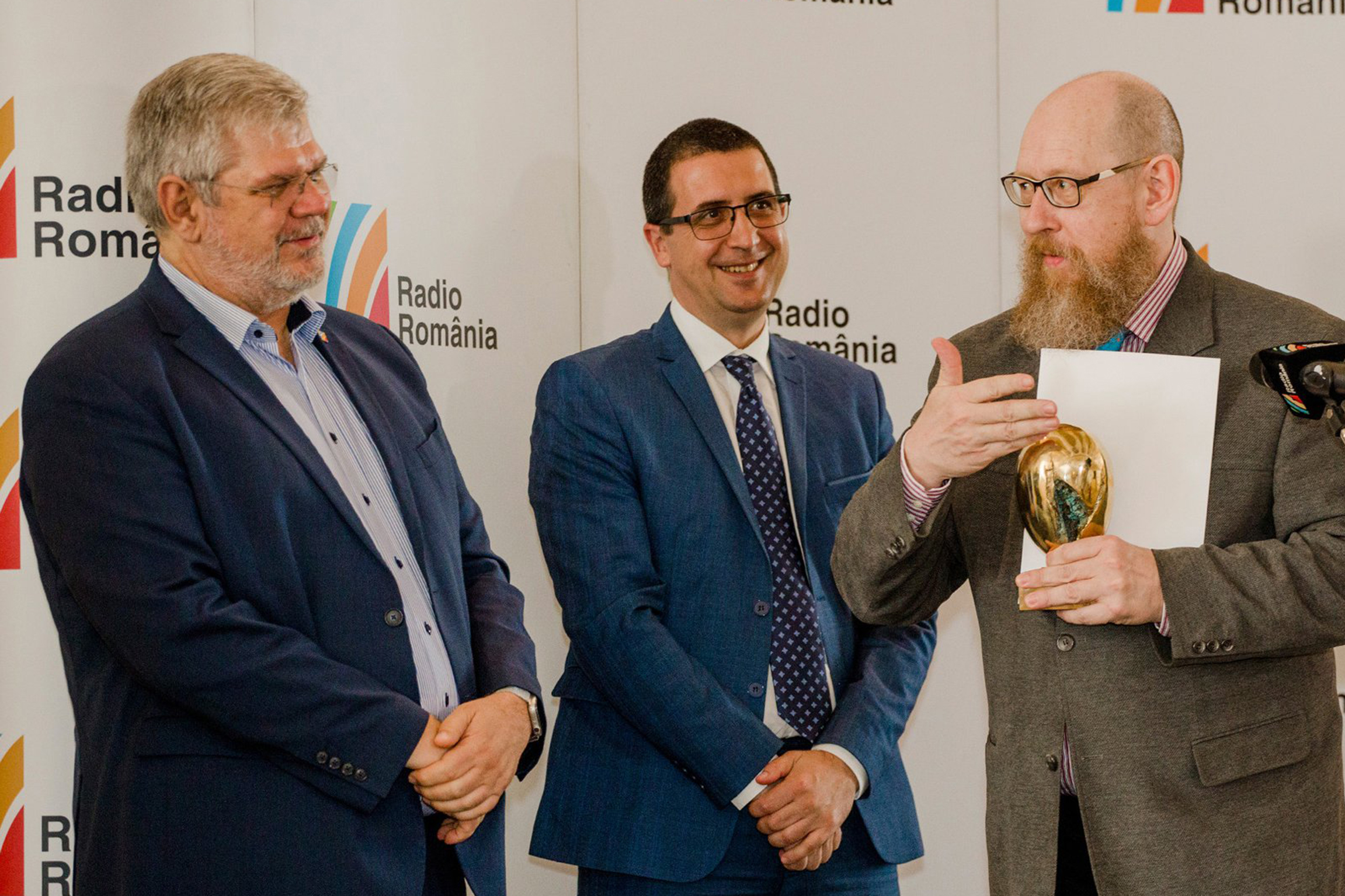 Gold für SRF-Hörspiel beim «Grand Prix Nova» Ulrich Bassenge bei der Preisverleihung des Grand prix NovaCopyright: z.V.g.
