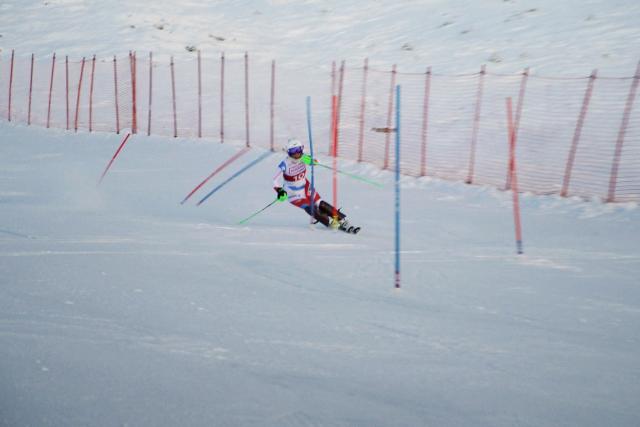 Morgen sind wir Champions - Ski alpin Aline Höpli beim Training in ihrer Parade-Disziplin Slalom. 2021
