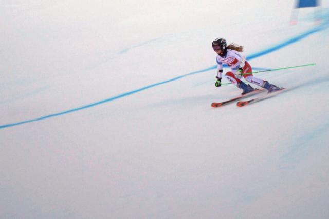 Morgen sind wir Champions - Ski alpin Julie Trummer in ihrer Lieblings-Disziplin Riesen-Slalom 2021