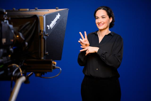 Sarah Caminada Gebärdensprache Dolmetscherin 2020