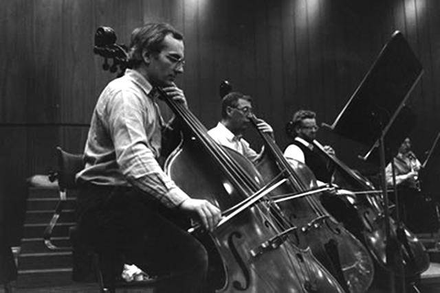 Radiostudio Basel Orchesterprobe des Radiosynphonieorchesters 1970