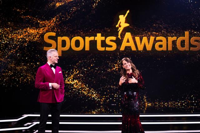 Sports Awards 2021 Die Moderatoren Rainer Maria Salzgeber und Sandra Studer