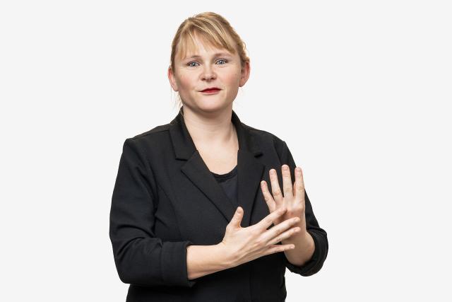 Tanja Leuenberger Dolmetscherin Gebärdensprache 2021