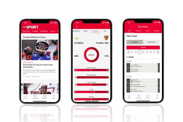 SRF Sport SRF Sport App, Demobild, 2022