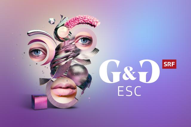 G&G – Gesichter und Geschichten spezialESC 2022 AuftaktsendungundDas Warm-up zum ESC 2022Keyvisual2022Copyright: SRF