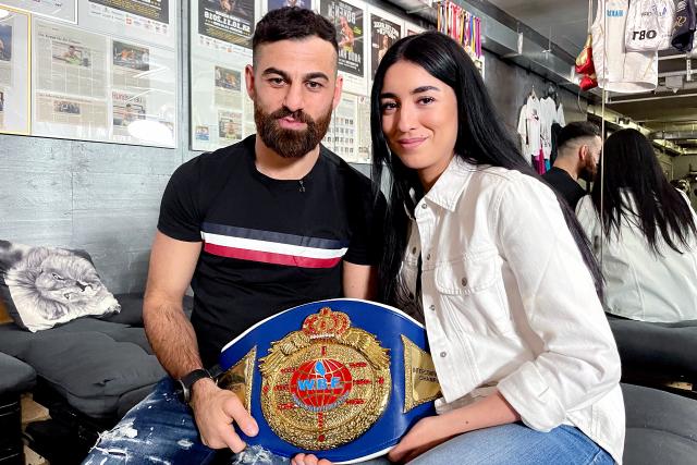 Meine fremde Heimat – Spezial: Armenien Ein Profi-Boxer auf dem Weg nach oben Ando Hakob und Giada Succurro und der WBF-Championship-Gürtel 2022