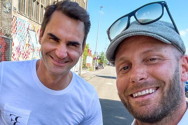 G&G-Sommerserie: Gegen den Strom: Das Aarekind und der Rhein Folge 1 Roger Federer und Sandro Sabatini in Basel 2022
