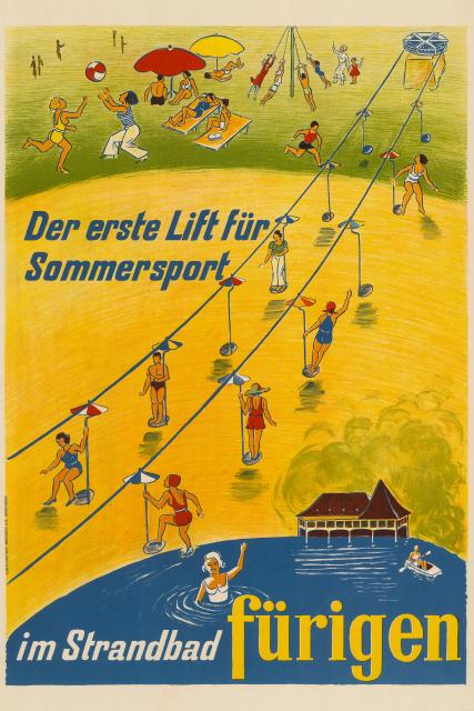 Plakat vergangener Tage: Stehlift Fürigen
