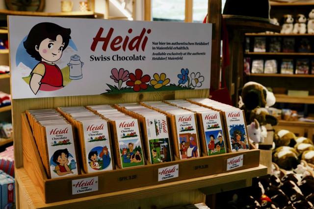 Sternstunde Kunst Heidis Alptraum Swiss Chocolate mit Label 