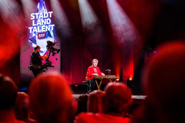 Stadt Land Talent Sendung aus dem Stadttheater LangenthalErna Maria FriesCopyright: SRF/Mirco Rederlechner