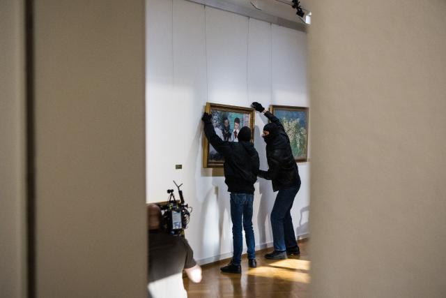 Es geschah am... Der Bührle-KunstraubDreharbeiten im Bührle-Museum2023Copyright: SRF/Samuel Schalch