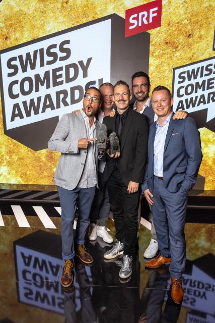 Swiss Comedy Awards! 2023BlissGewinner Kategorie «Ensemble» und PublikumspreisCopyright: SRF/Gian Vaitl