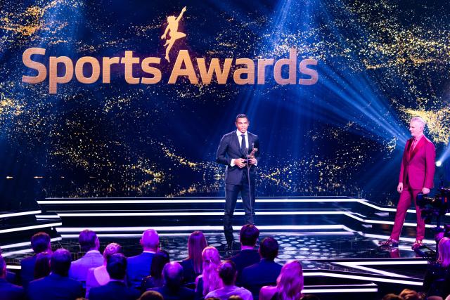 Sports Awards 2023MVP des Jahres 2023Manuel Akanji, FussballCopyright: SRF/Gian Vaitl