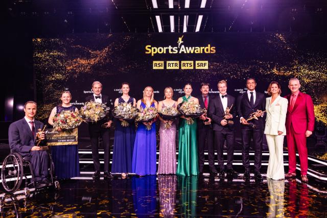 Sports Awards 2023Gruppenbilder der GewinnerCopyright: SRF/Gian Vaitl