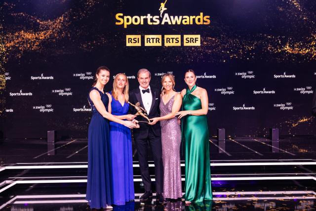 Sports Awards 2023Team des Jahres 2023Team Schweiz Frauen, TennisCopyright: SRF/Gian Vaitl