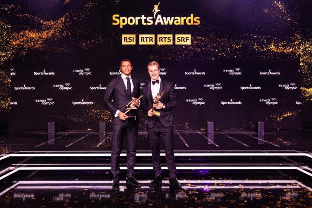 Sports Awards 2023Manuel Akanji (MVP des Jahres 2023)Marco Odermatt (Sportler des Jahres 2023)Copyright: SRF/Gian Vaitl