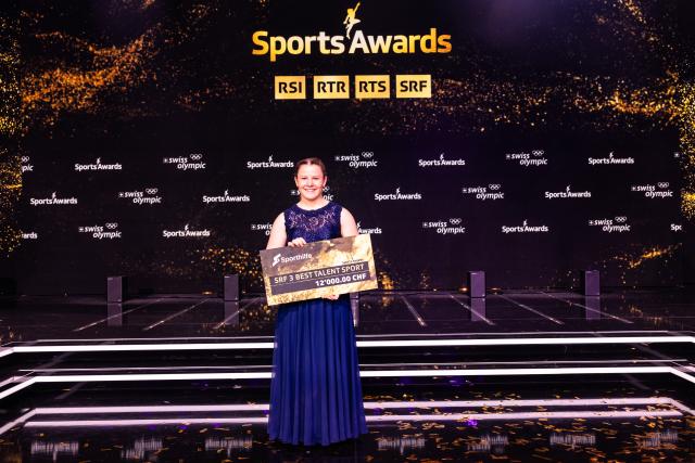 Sports Awards 2023SRF 3 Best Talent SportStefanie Grob, Ski alpinCopyright: SRF/Gian Vaitl