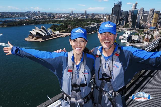 Jetzt oder nie  Lebe deinen Traum Kiki Maeder und Thomas Fuchs beim «Bridge Clim» in Sydney 2019