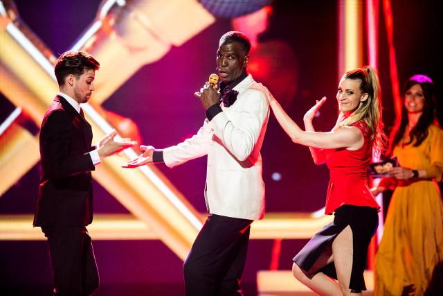 Hello Again! Die Pop-Schlager-ShowDave Dollé im Lip-Sync-Wettstreit2019Copyright: SRF/Mirco Rederlechner