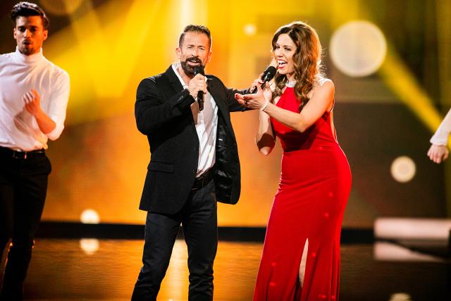 Hello Again! Die Pop-Schlager-ShowLeonard und Sabrina Sauder2019Copyright: SRF/Mirco Rederlechner