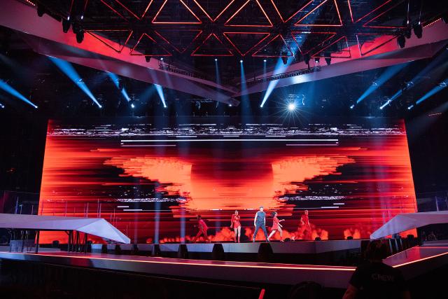 Eurovision Song Contest 2019 / Tel Aviv Luca Hänni in der ersten Probe am 6.5.2019