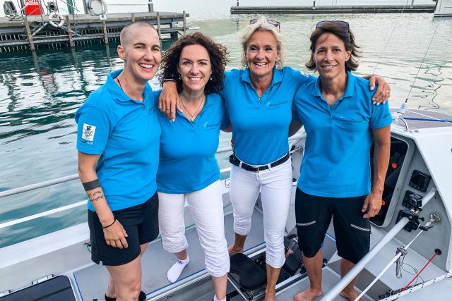Jetzt oder nie - Lebe deinen Traum 2019 Die SwissOceanDancers, das sind Carla, Astrid, Tatiana und Sandra. (v.l.n.r.)
