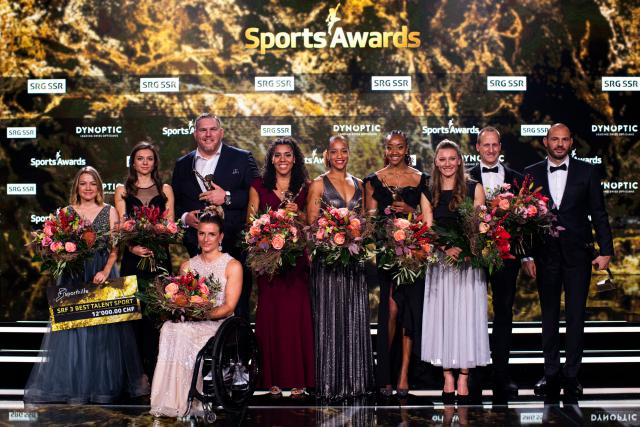 Sports Awards 2019Gruppenbild der Gewinner Copyright SRF/Valeriano Di Domenico