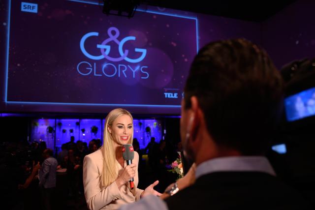 Glanz & Gloria - Glorys 2019 Verleihung der Glorys am 11.1.2020 Moderatorin Nicole Berchtold