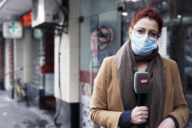 Reporter - Coronavirus - Schweizer in China China-Korrespondentin Claudia Stahel in Shanghai