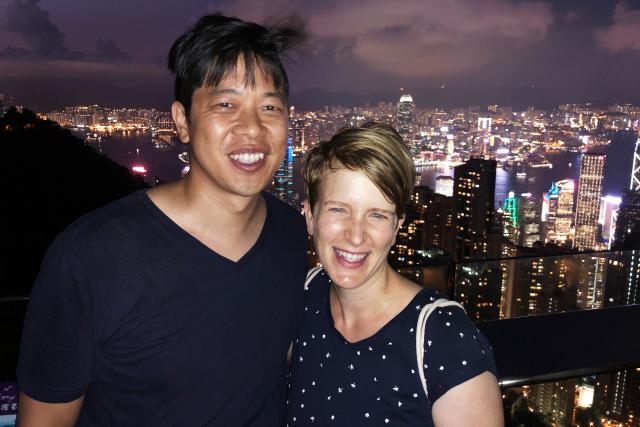 Meine fremde Heimat China Yancey und Janine in Hongkong