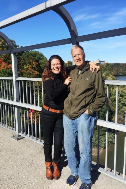 Meine fremde Heimat - USA Susan Stauffacher mit ihrem Vater Donald McIntyre in Rochester